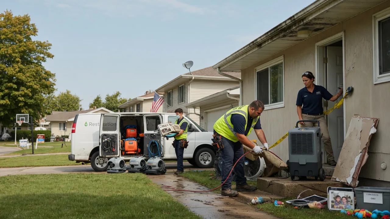 Water Damage Restoration in Camanche, IA near me